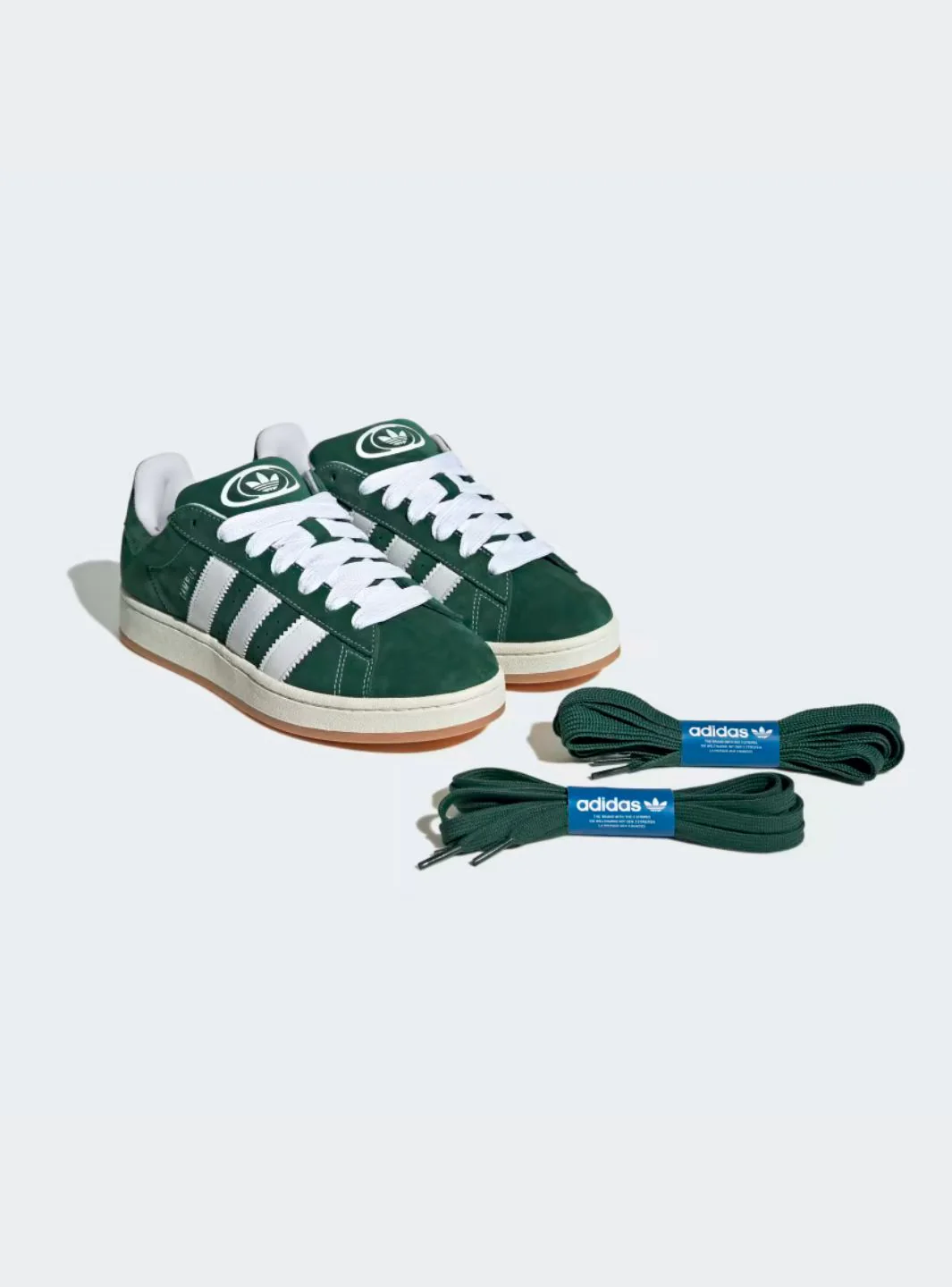 Adidas Campus 00s Dark Green Cloud White - Image 5
