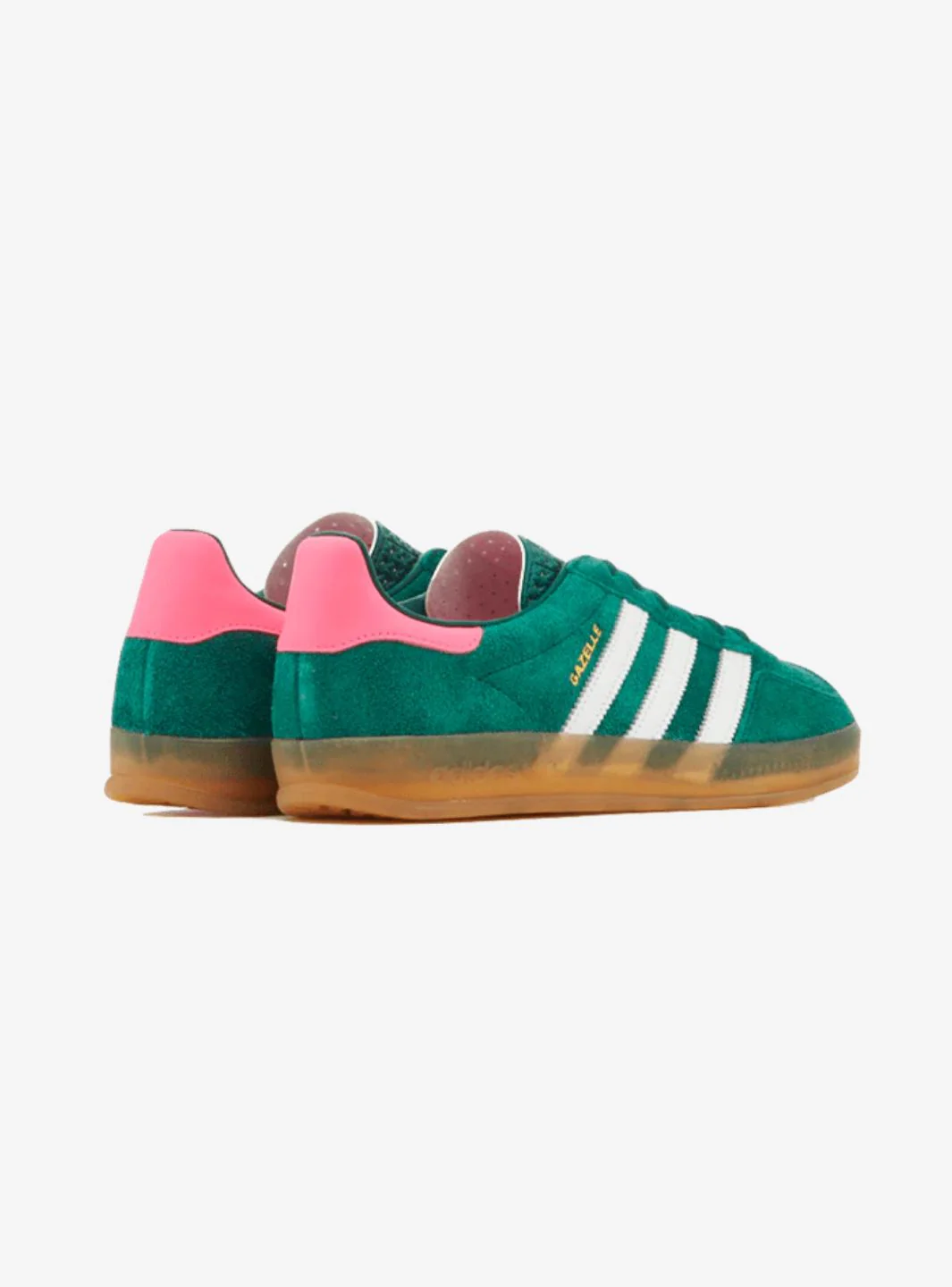 Adidas Gazelle Indoor Collegiate Green Lucid Pink - Image 3