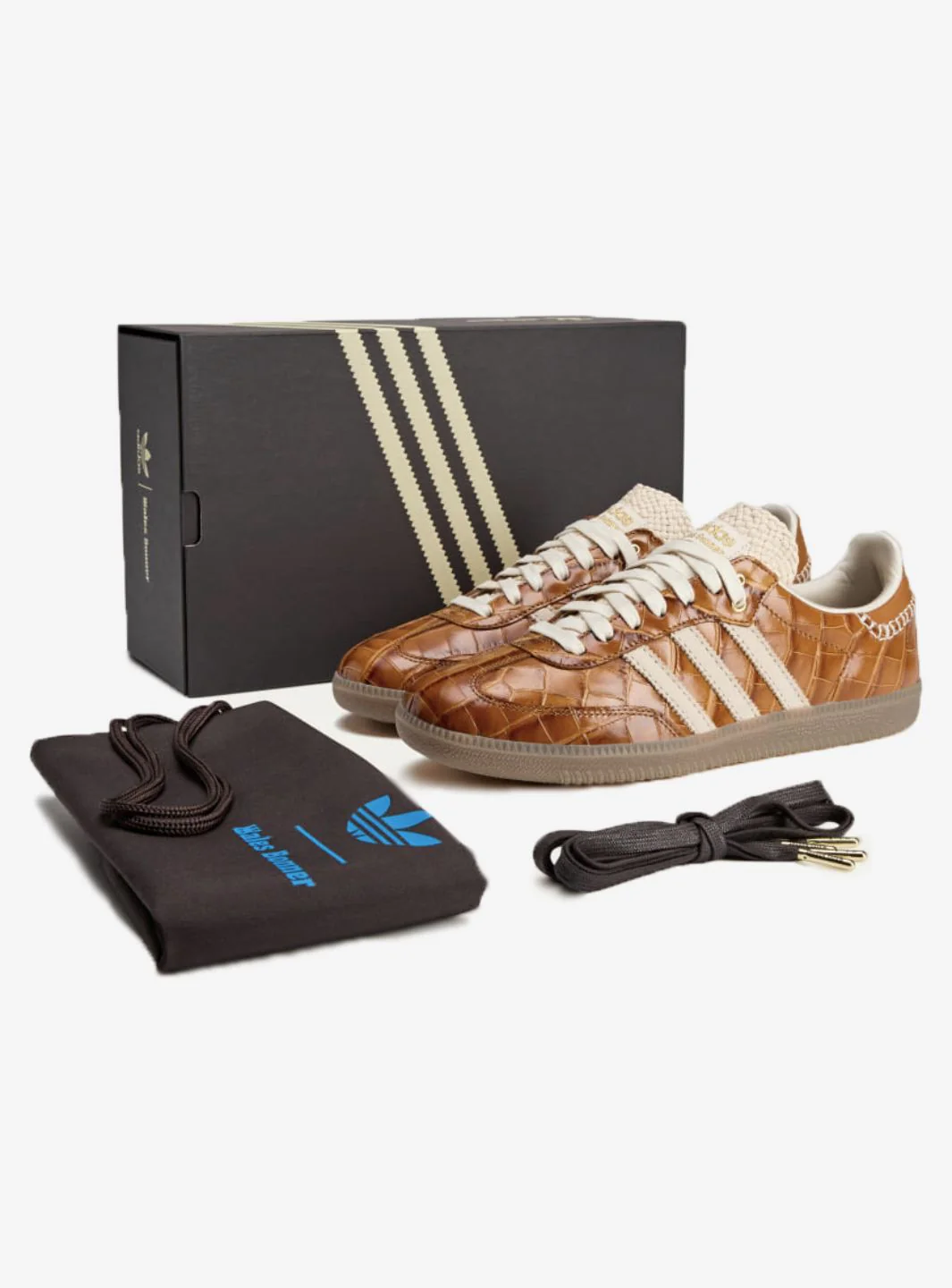 Adidas Samba Wales Bonner Brown Croc - Image 10