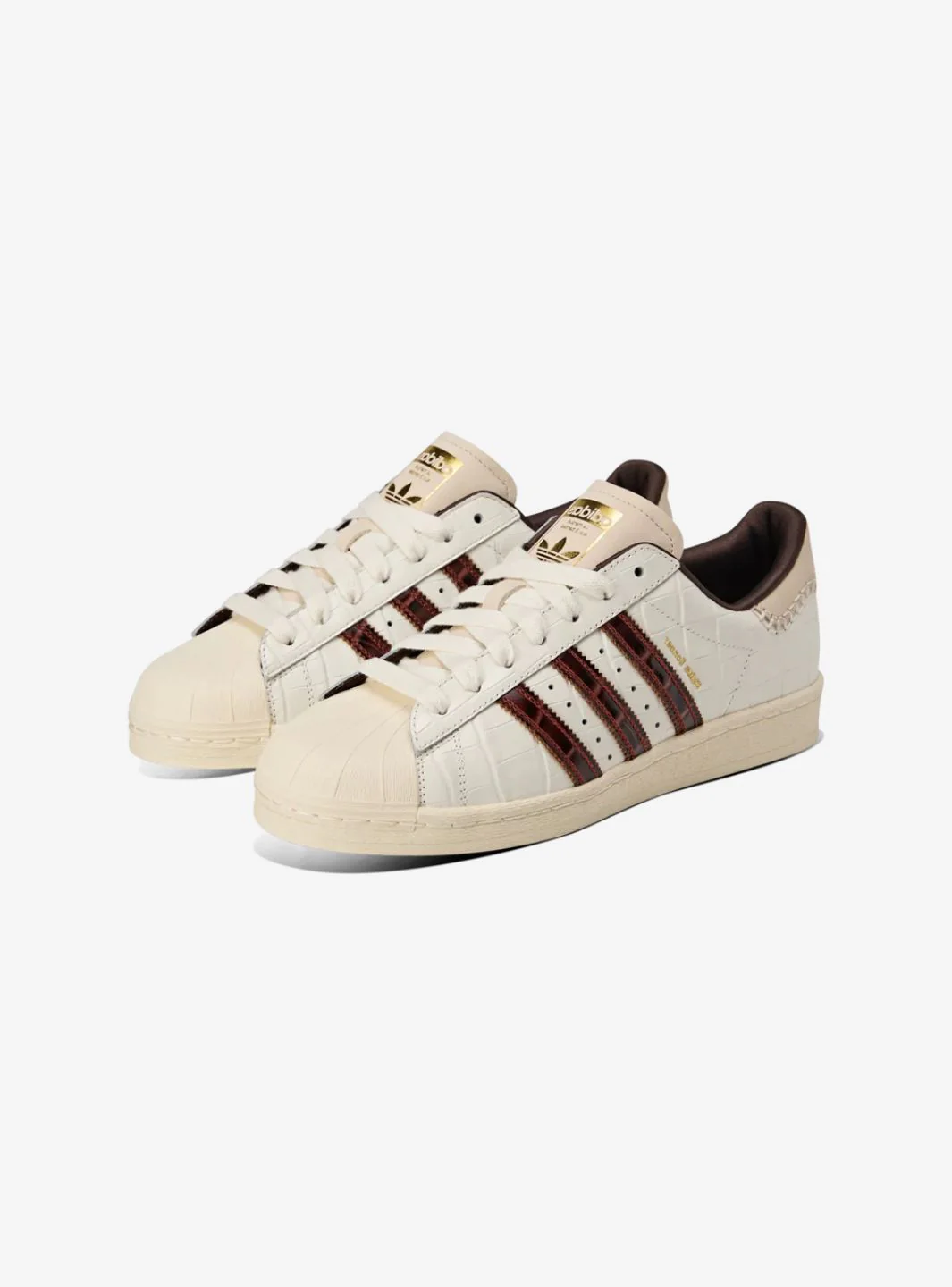 Adidas Superstar Wales Bonner White Brown Croc - Image 2