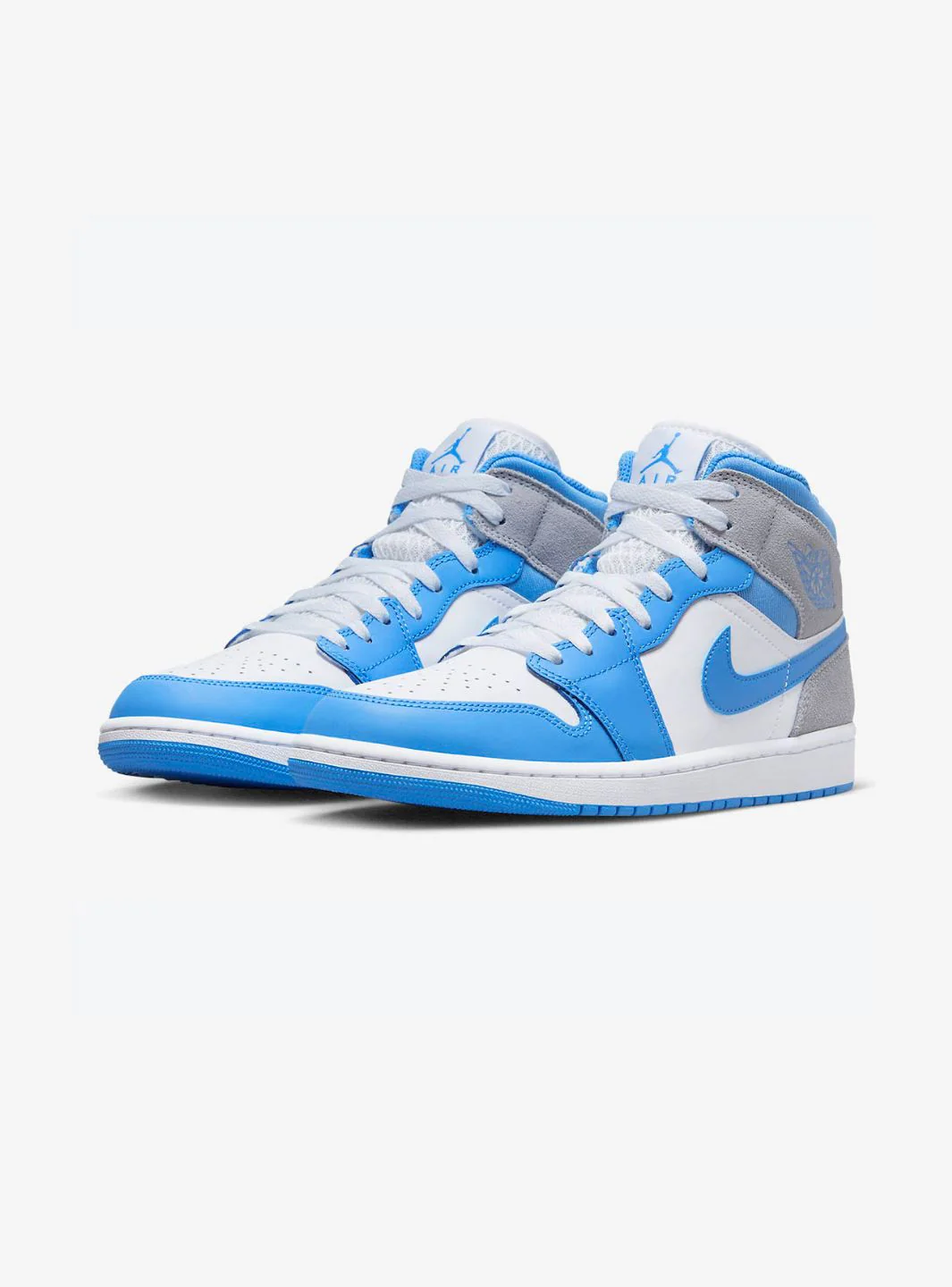 Air Jordan 1 Mid University Blue Grey - Image 2