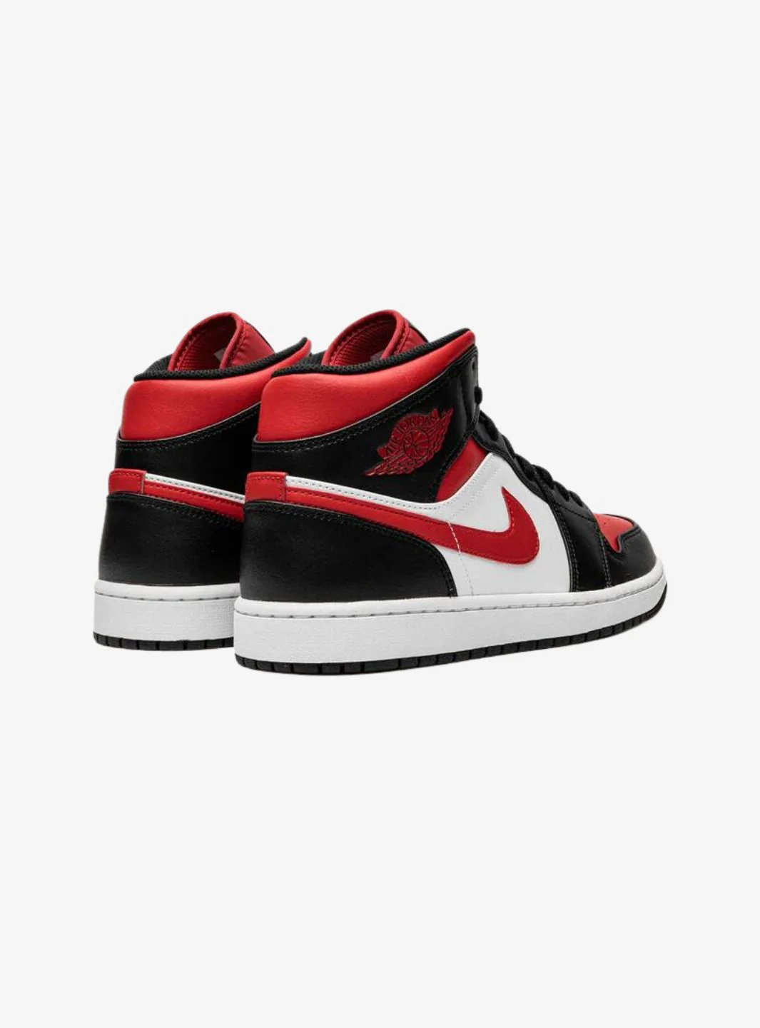 Air Jordan 1 Mid White Black Red (2022) - Image 3