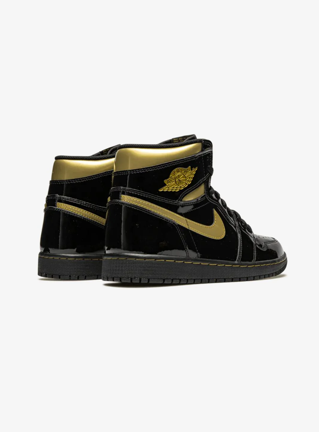 Air Jordan 1 Retro High Black Metallic Gold (2020) - Image 3