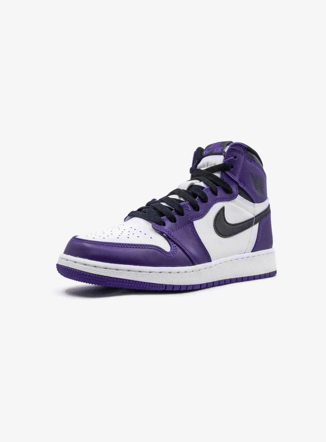 Air Jordan 1 Retro High Court Purple White (GS) - Image 5