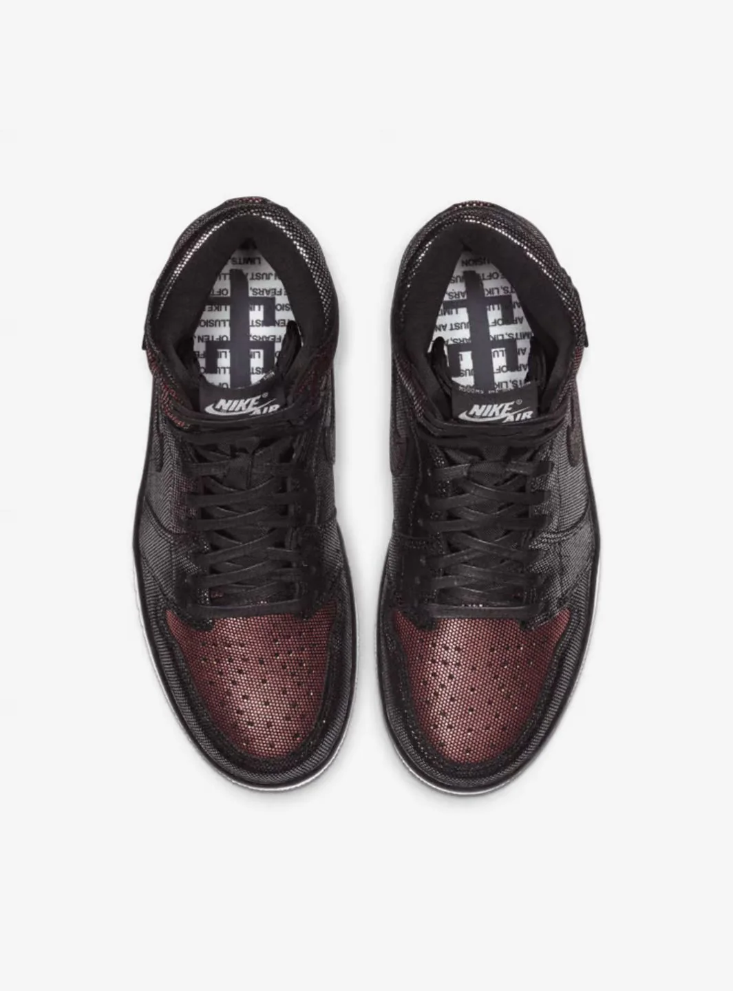 Air Jordan 1 Retro High Fearless Metallic Rose Gold - Image 4