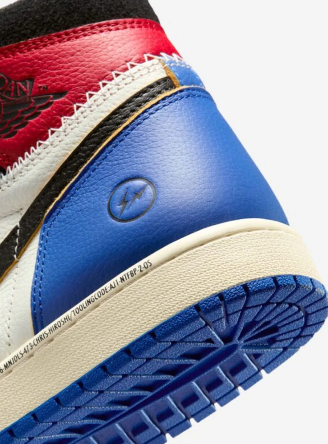 Air Jordan 1 Retro High OG SP Fragment x Union LA Varsity Red Sport Royal - Image 5