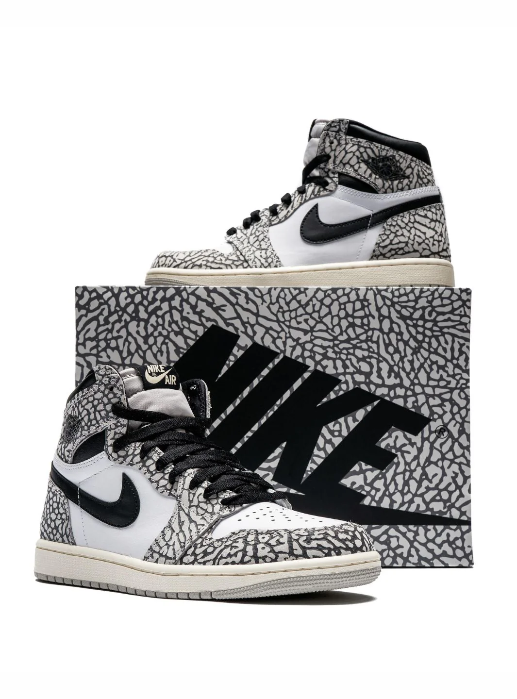 Air Jordan 1 Retro High OG White Cement - Image 5