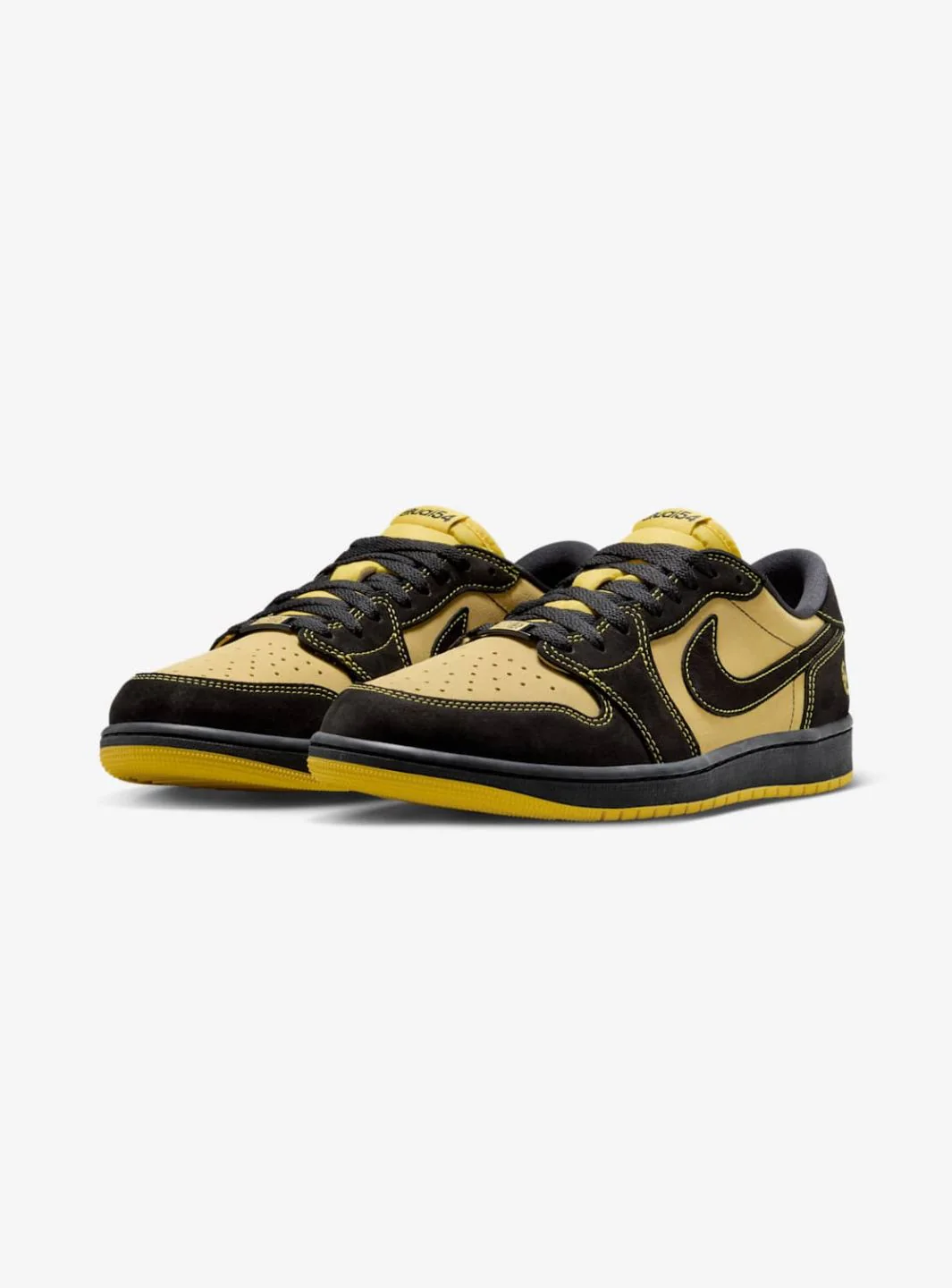 Air Jordan 1 Retro Low OG Quai 54 Black Tour Yellow Red - Image 2