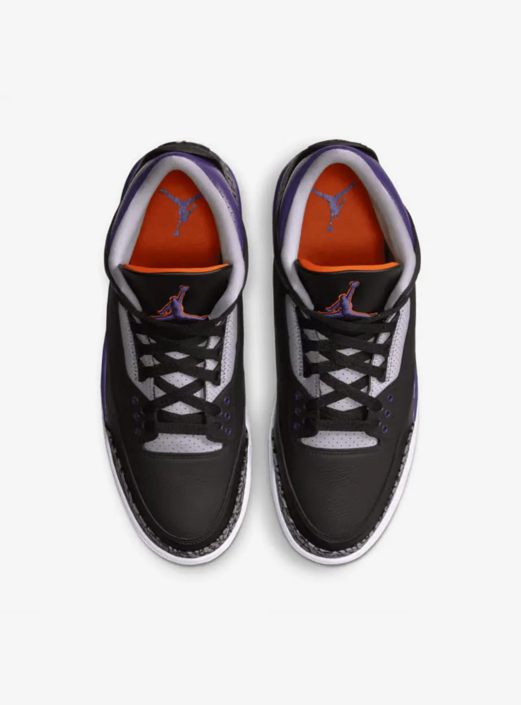 Air Jordan 3 Retro Black Court Purple - Image 4