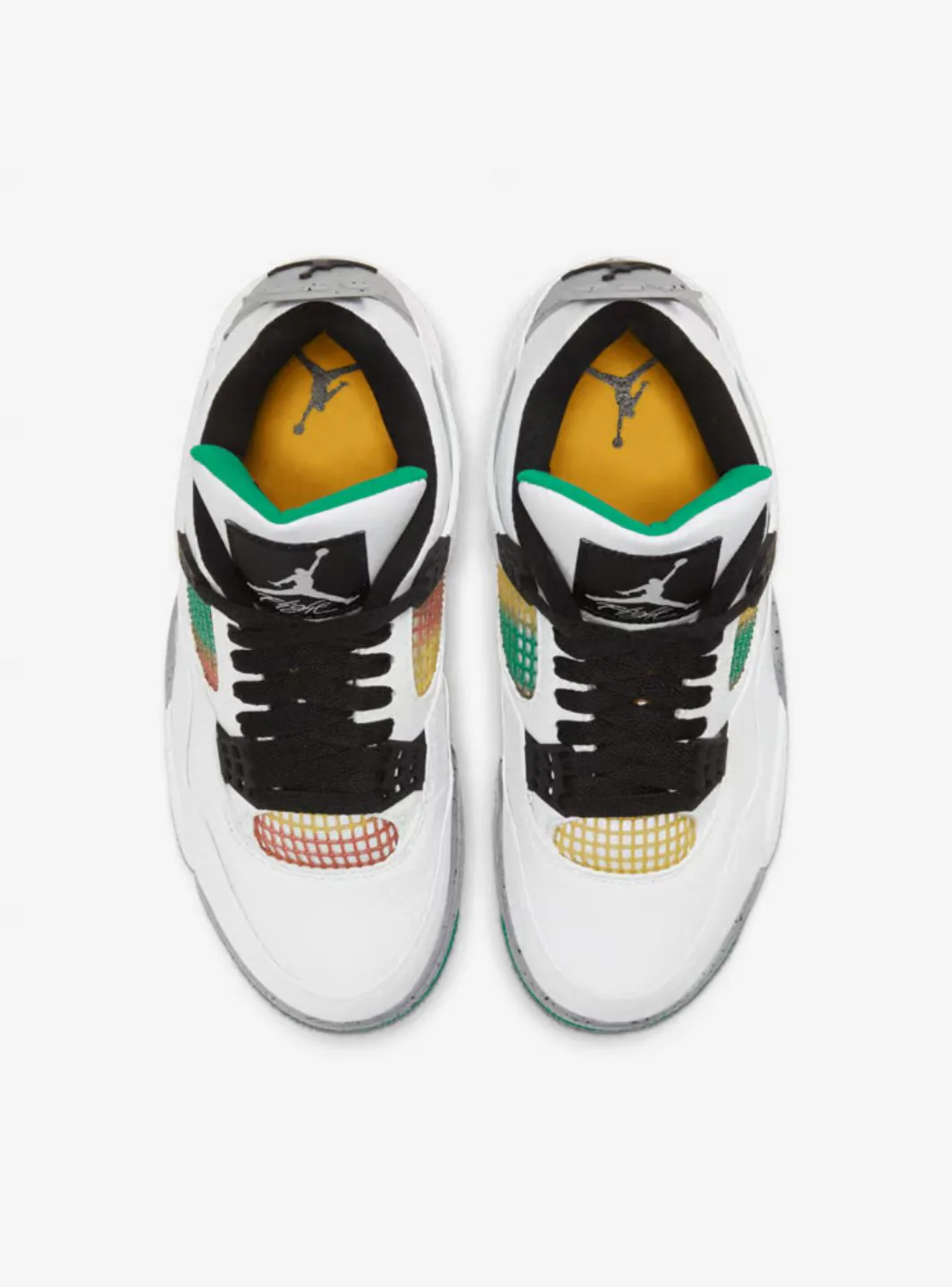 Air Jordan 4 Retro Lucid Green Rasta - Image 4