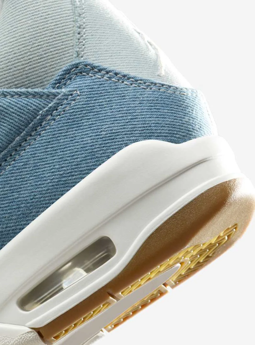 Air Jordan 4 Retro TEX Denim Worn Blue - Image 5