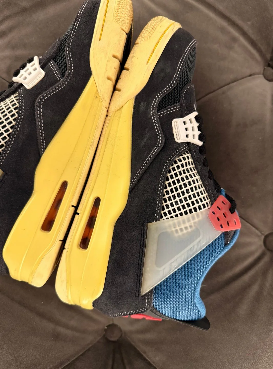 Air Jordan 4 Retro Union Off Noir - Usato 9/10 - Image 8