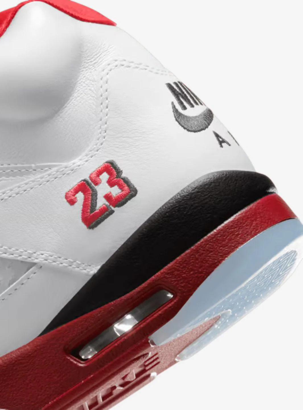 Air Jordan 5 Retro Fire Red Black Tongue (2025) - Image 5