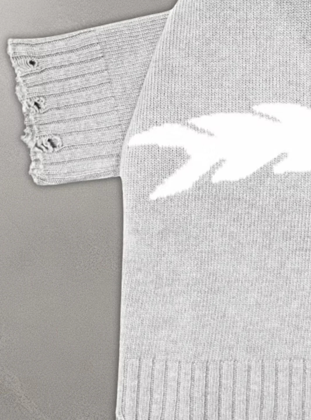 Appreciate Granny's Sweater Ash Grey - Image 3