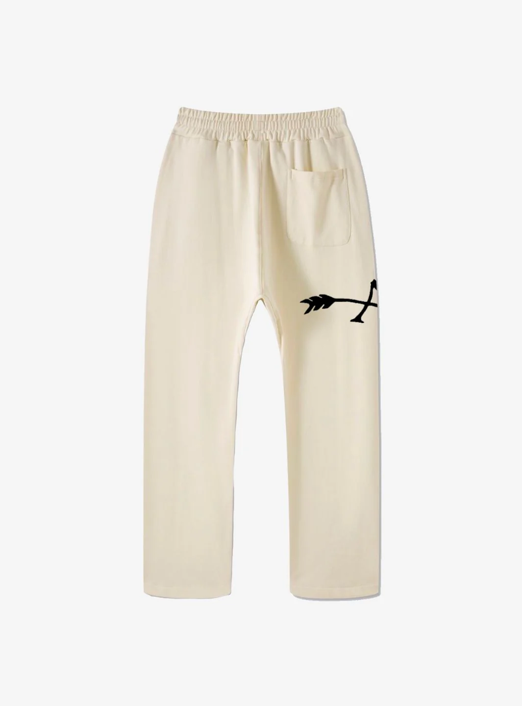 Appreciate Logo Sweatpants Cream - Image 2