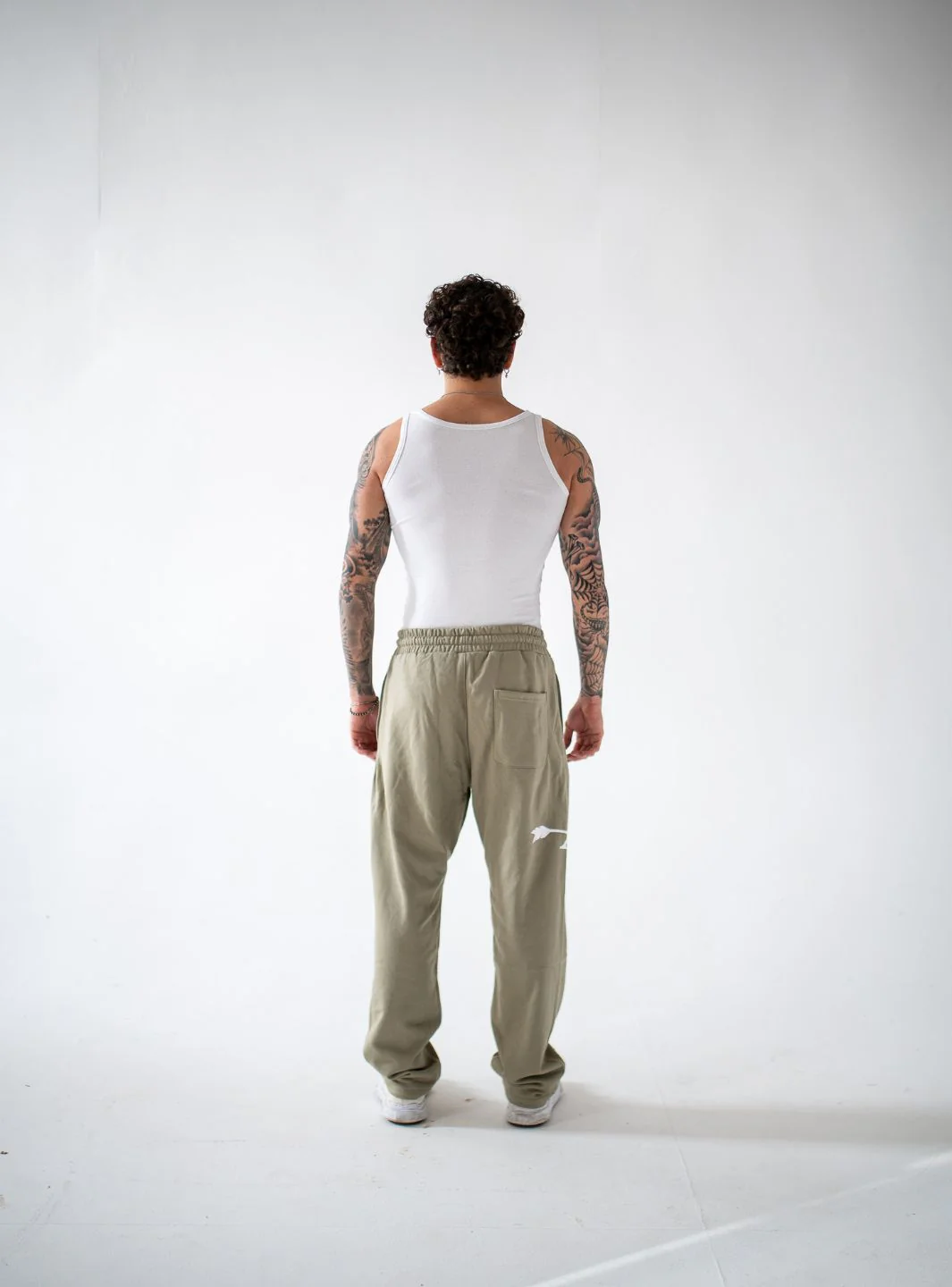 Appreciate Logo Sweatpants Olive - Image 4
