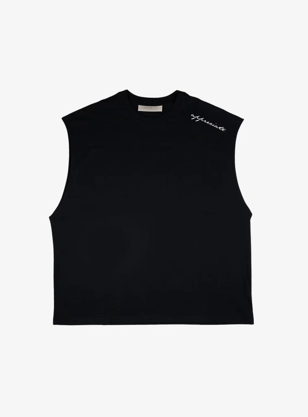Appreciate Tank Top Black - Image 2