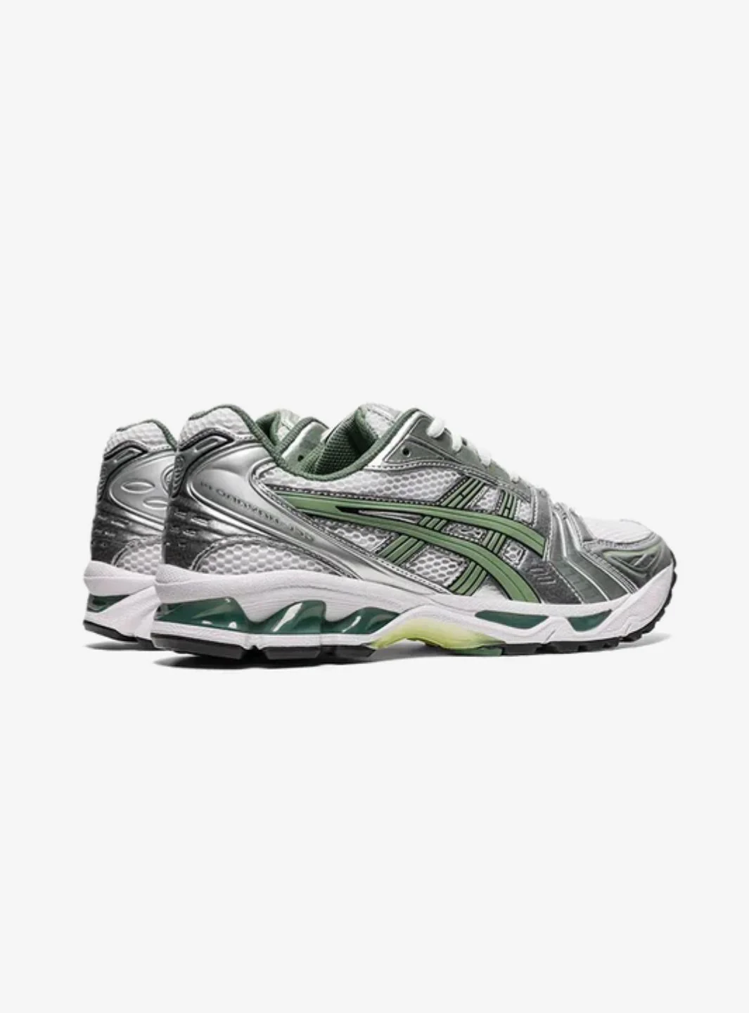ASICS Gel-Kayano 14 White Pure Silver Slate Grey Sage - Image 3