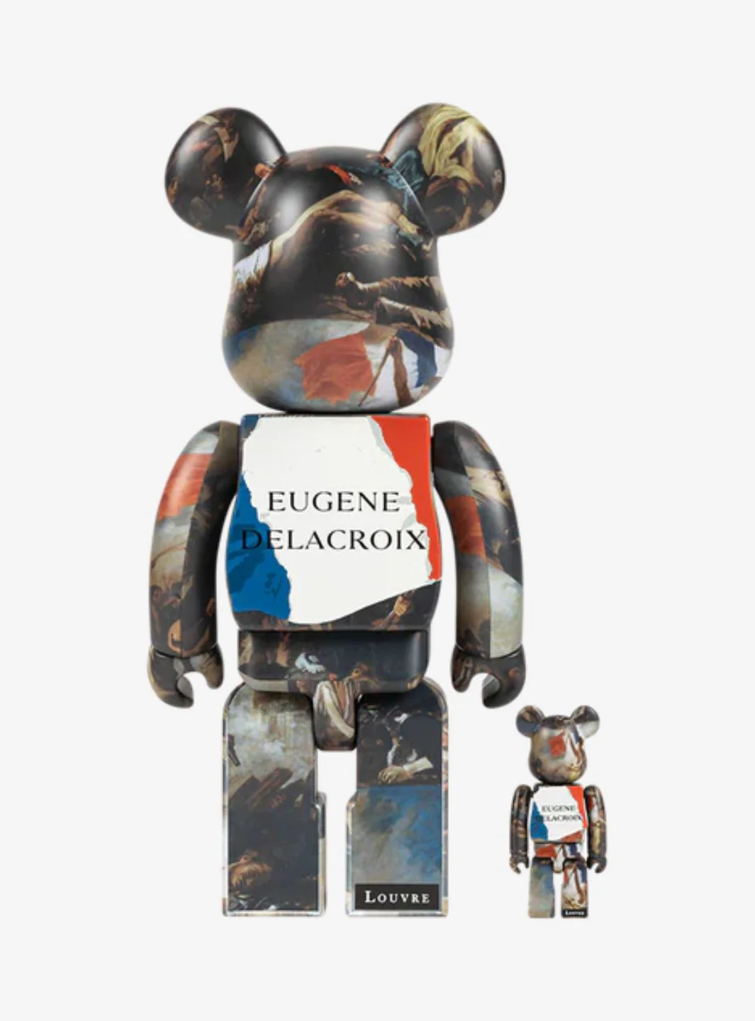Bearbrick Eugène Delacroix (Liberty Leading the People) 100% & 400% Set - Image 3