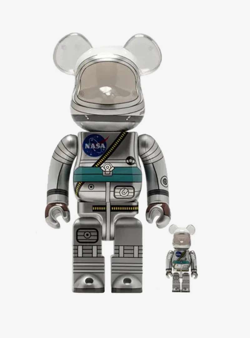 Bearbrick Project Mercury Astronaut 100% & 400% Set