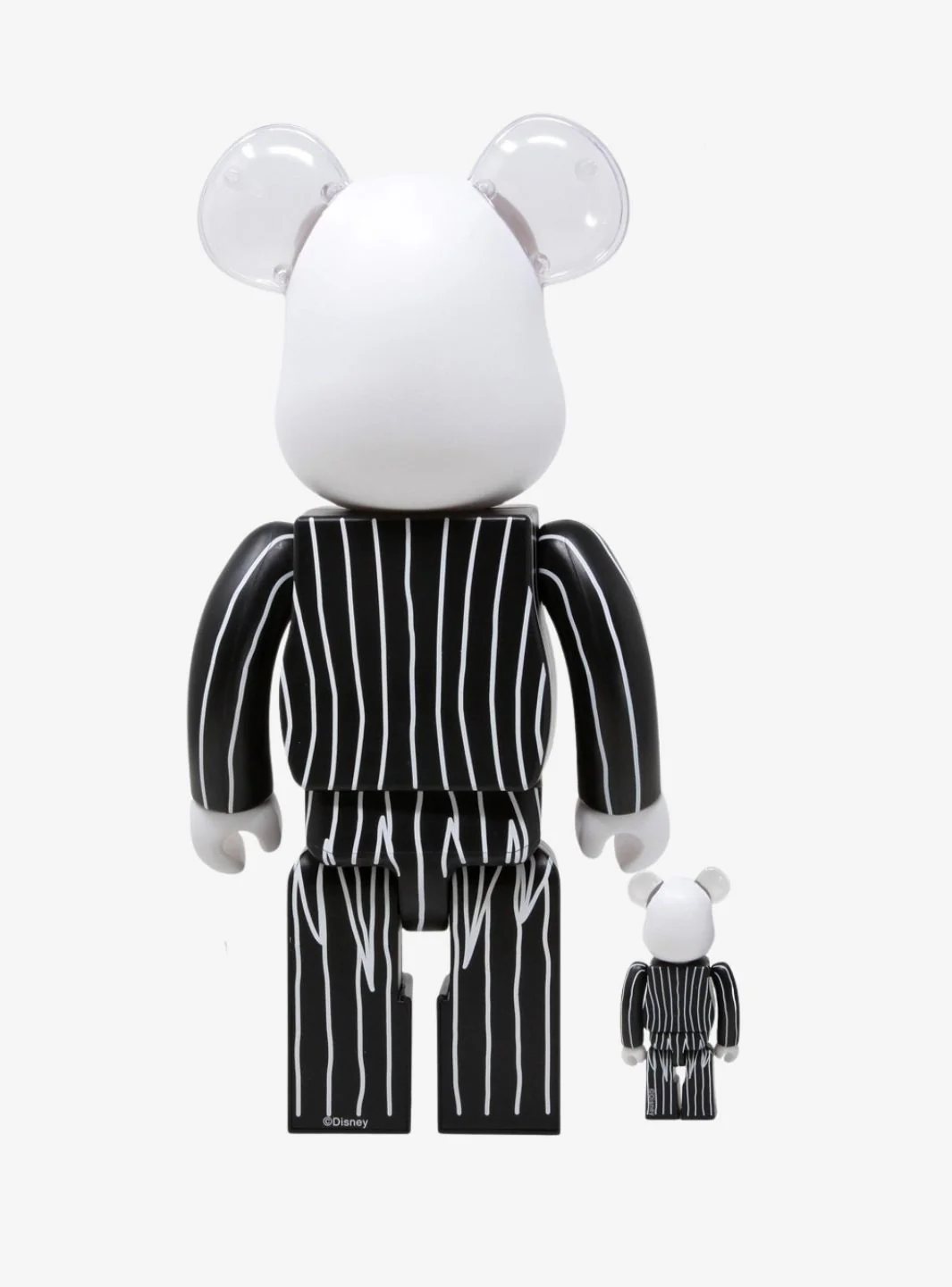 Bearbrick x Disney Tim Burton's The Nightmare Before Christmas Jack Skellington 100% & 400% Set - Image 2