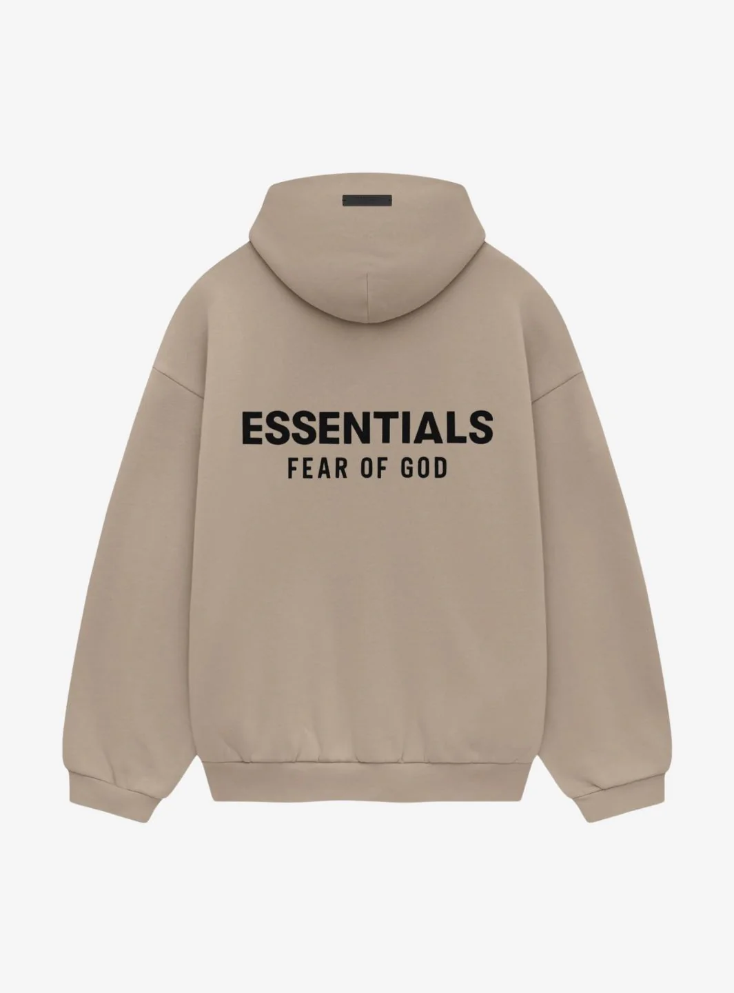 Fear of God Essentials Fleece Hoodie Desert Sand - Image 2