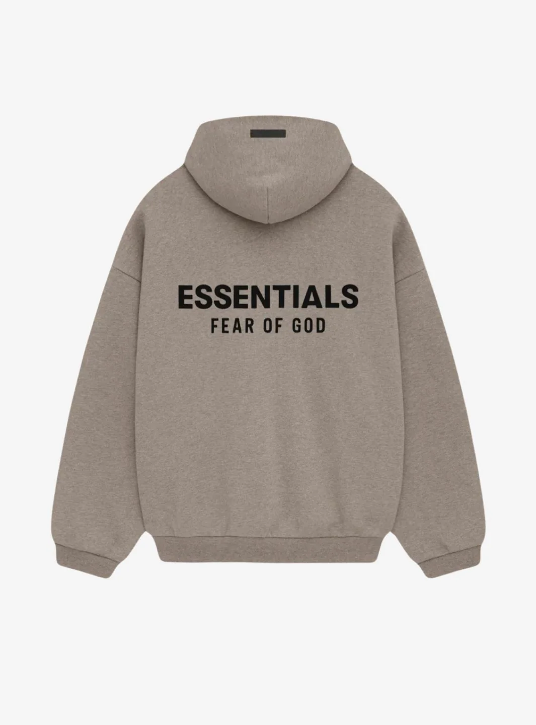 Fear of God Essentials Fleece Hoodie Heather Gray (FW24) - Image 2