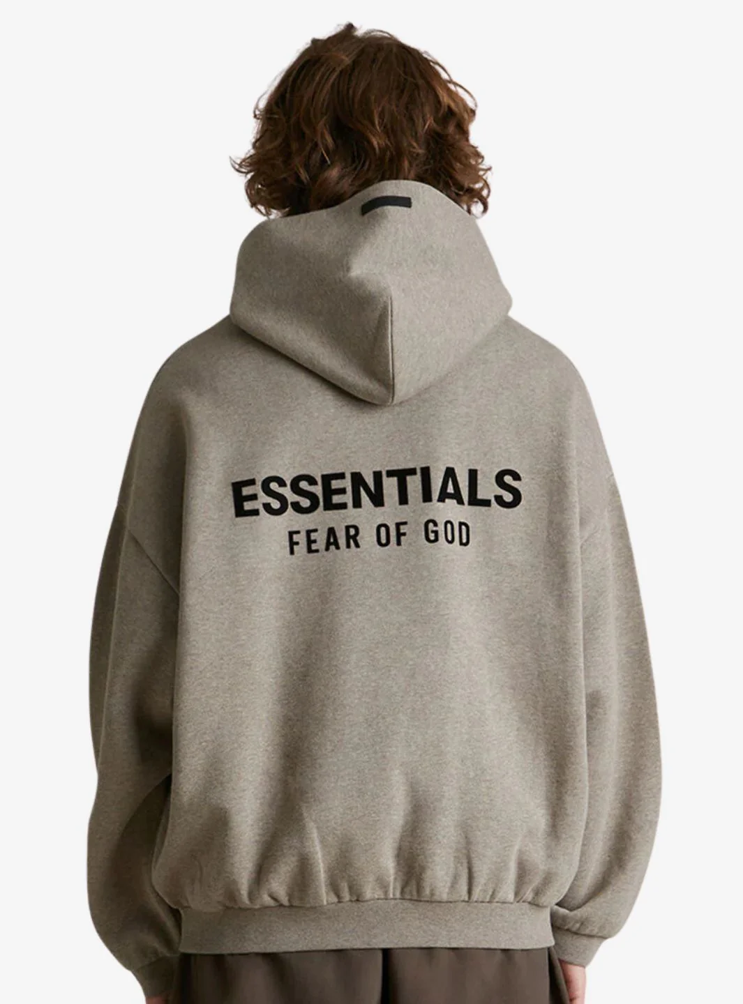 Fear of God Essentials Fleece Hoodie Heather Gray (FW24) - Image 4