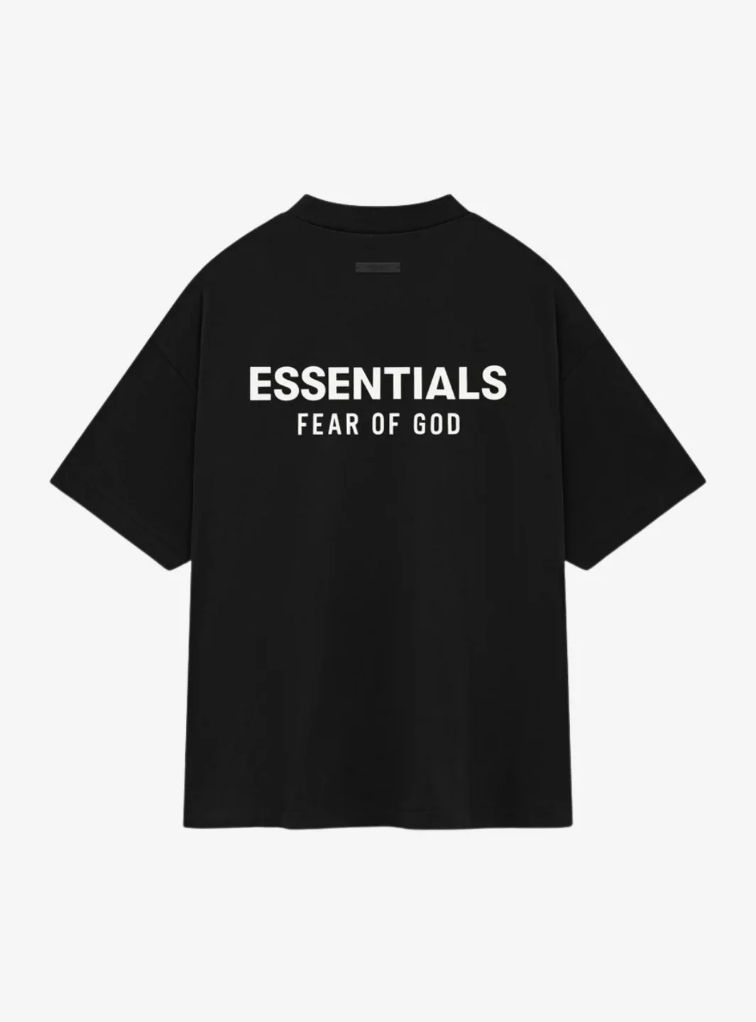 Fear of God Essentials Jersey Crewneck T-Shirt Black - Image 2
