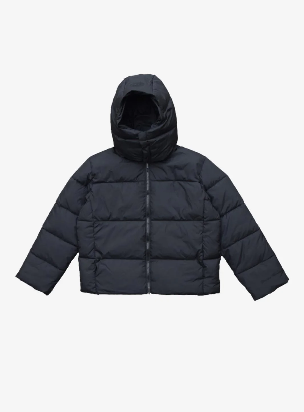 Garment Workshop Nylon Puffer Jacket Black