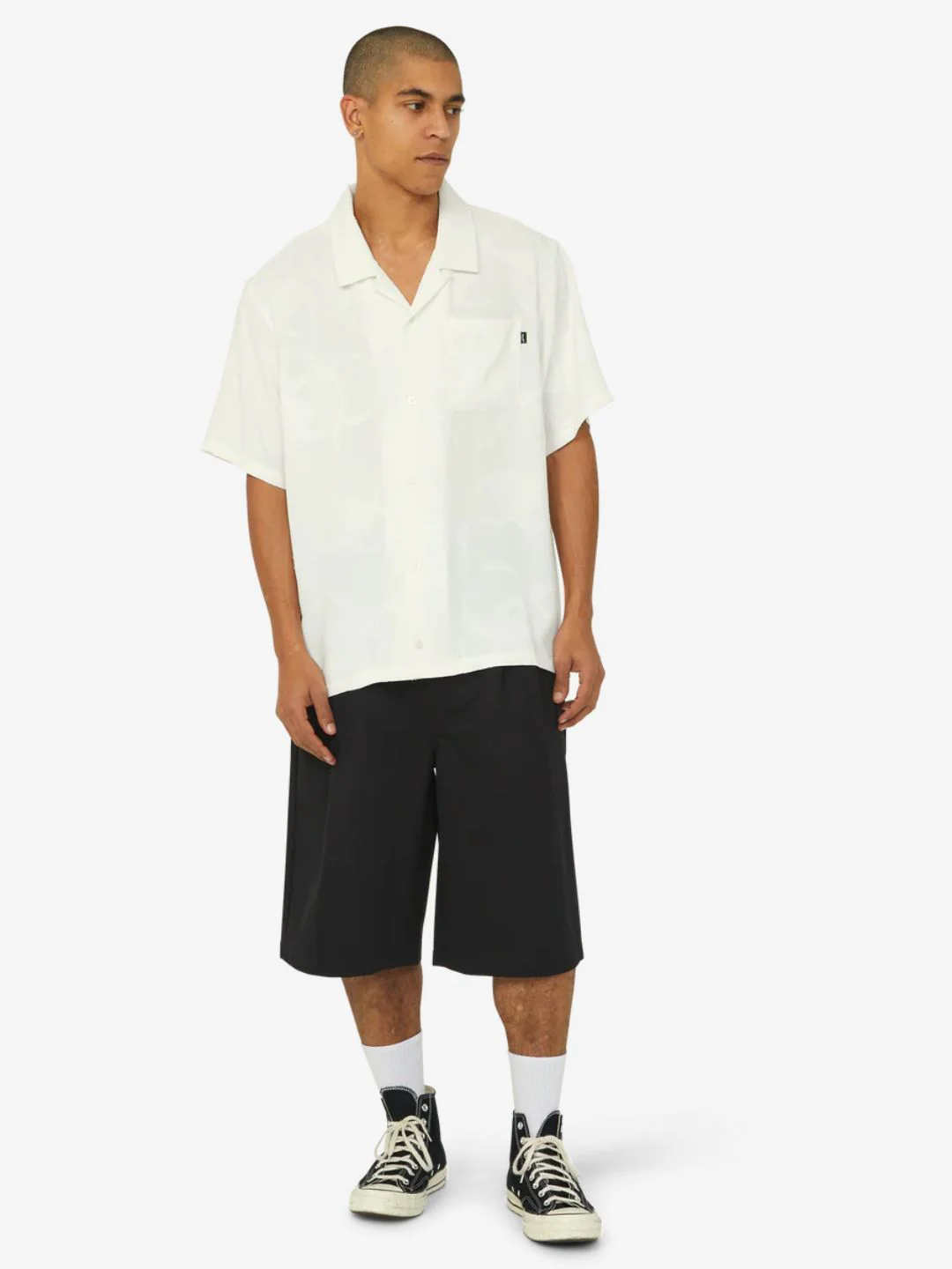 HUF Sector Jacquard Shirt Bleach - Image 6