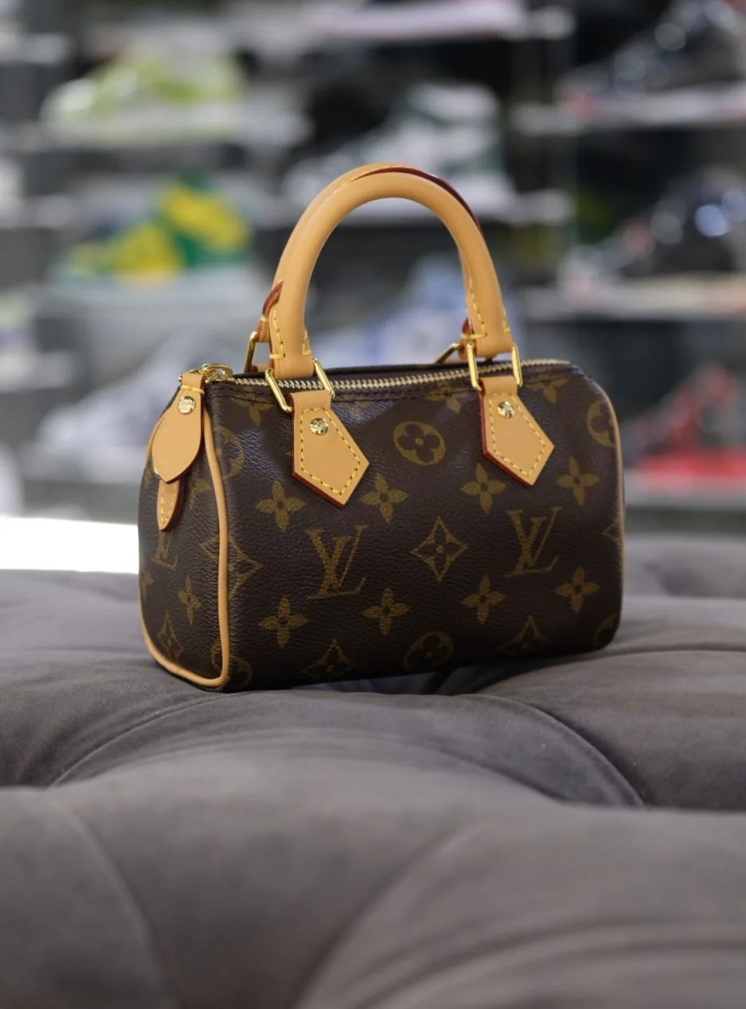 Louis Vuitton Nano Speedy Monogram Canvas Brown - Image 6