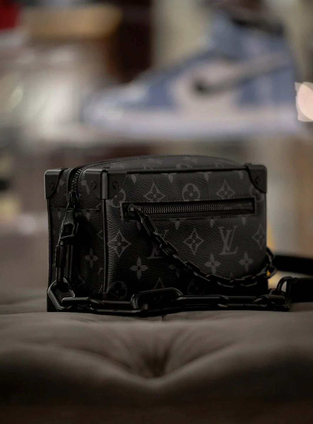 Louis Vuitton Pochette Soft Trunk Mini Monogram Eclipse - Image 7