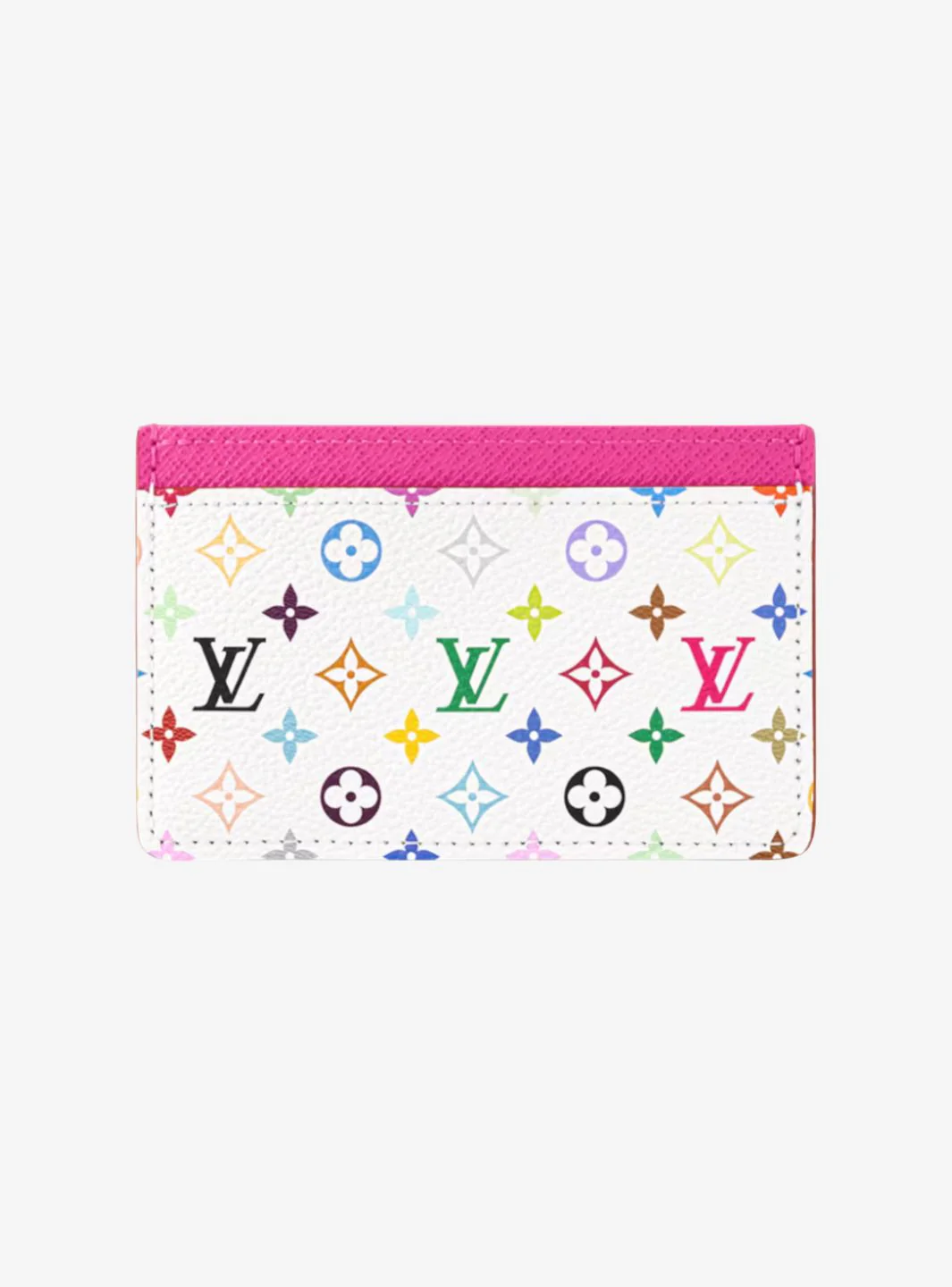 Louis Vuitton x Takashi Murakami Card Holder White Multicolored