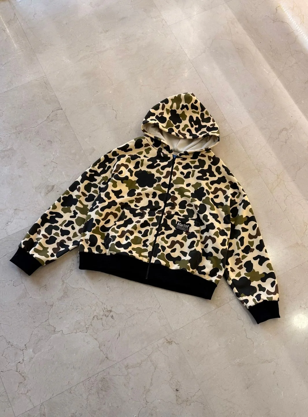 Market Studios Camo Zip Hoodie - Image 3