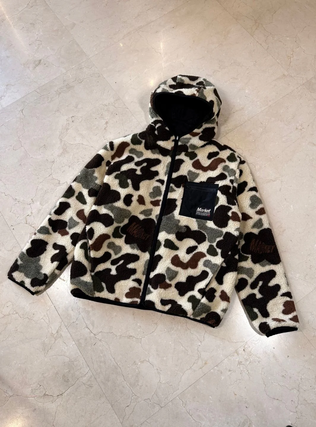 Market Studios Fleece Jacket Camouflage - Image 2
