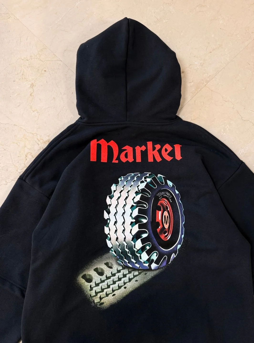 Market Studios Hoodie Pirate Black - Image 7