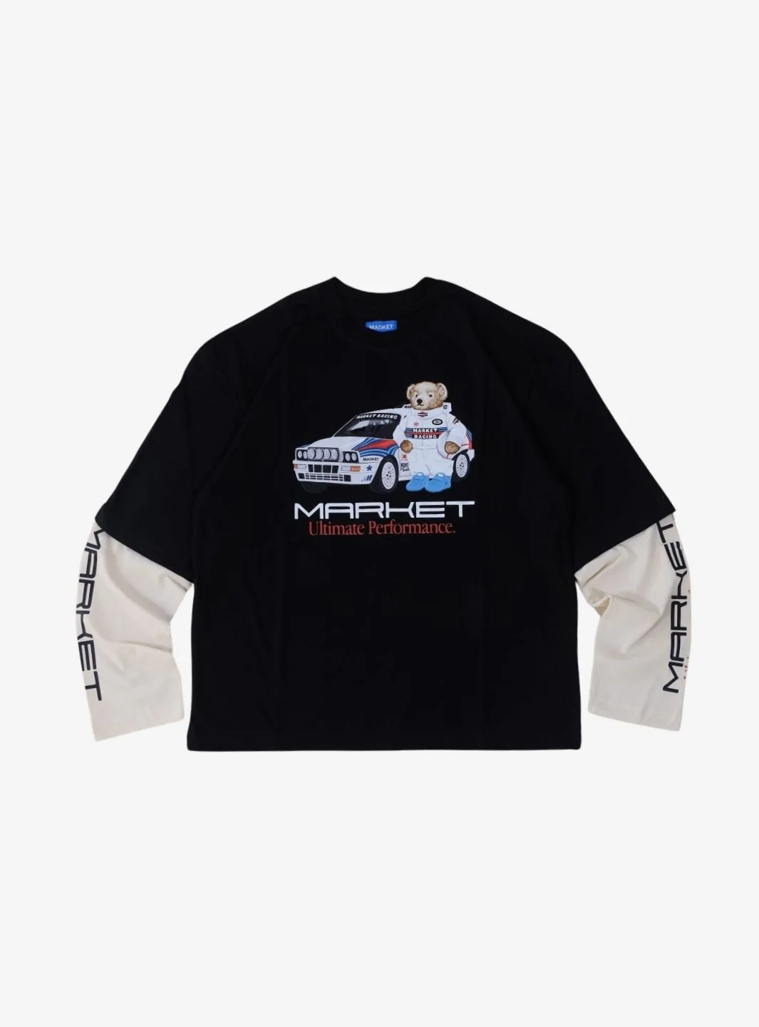 Market Studios Longsleeve Racing Bear Black