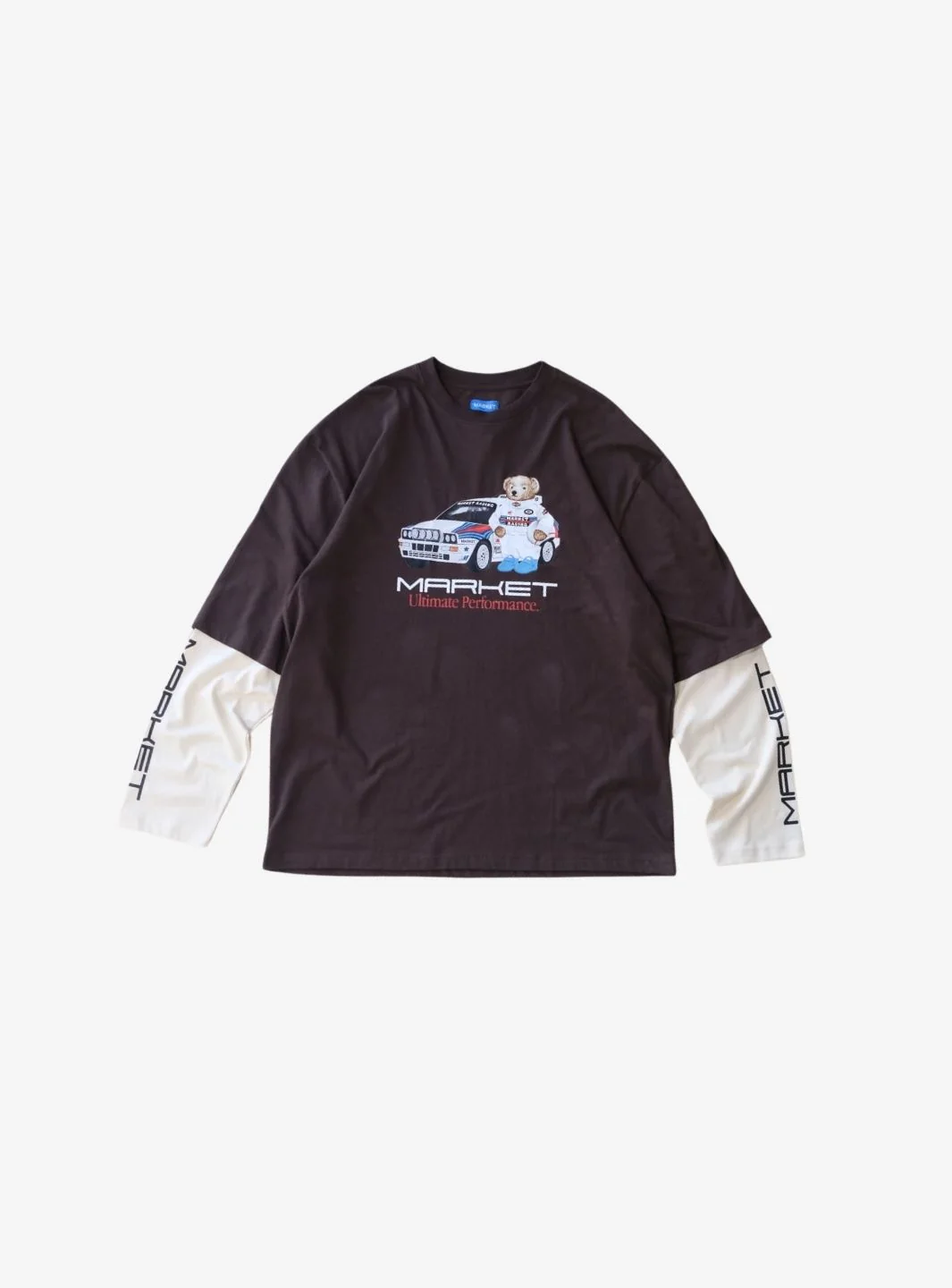 Market Studios Longsleeve Racing Bear Brown