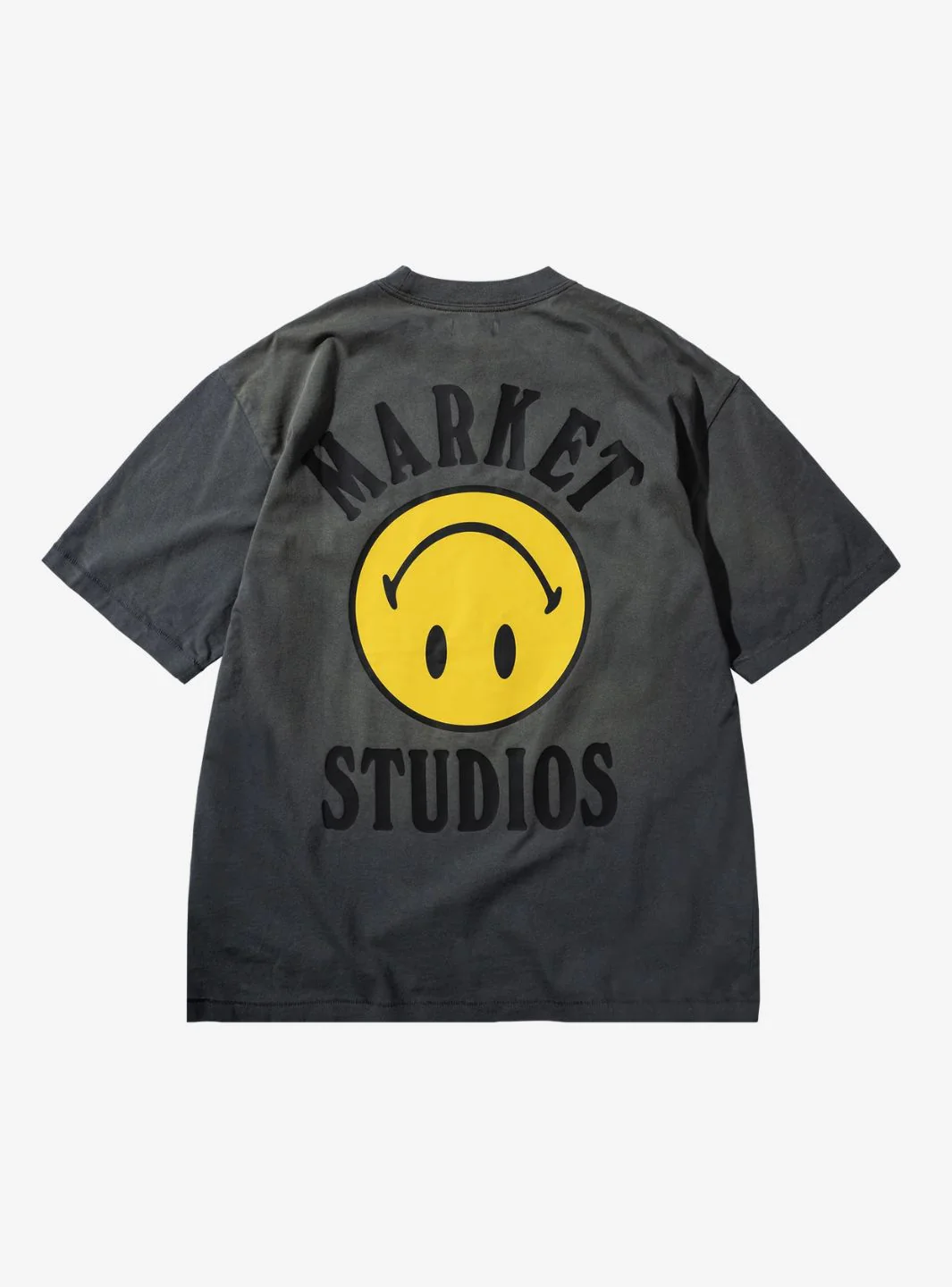 Market Studios Smiley Lockup T-Shirt Cement - Image 2