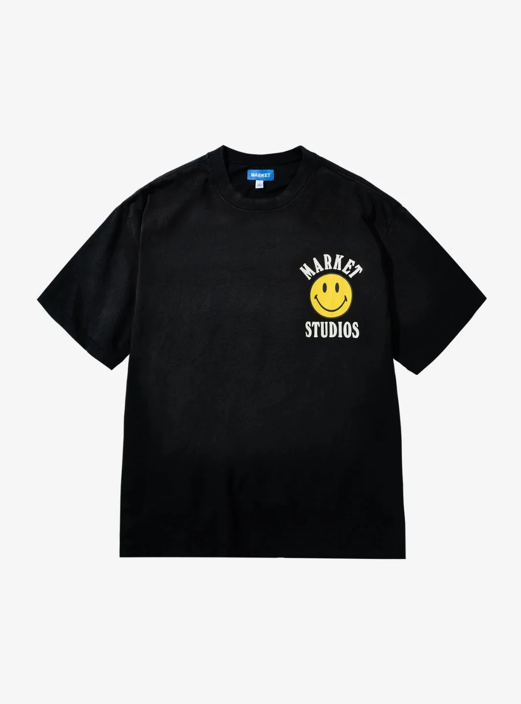 Market Studios Smiley Lockup T-Shirt Jet Black