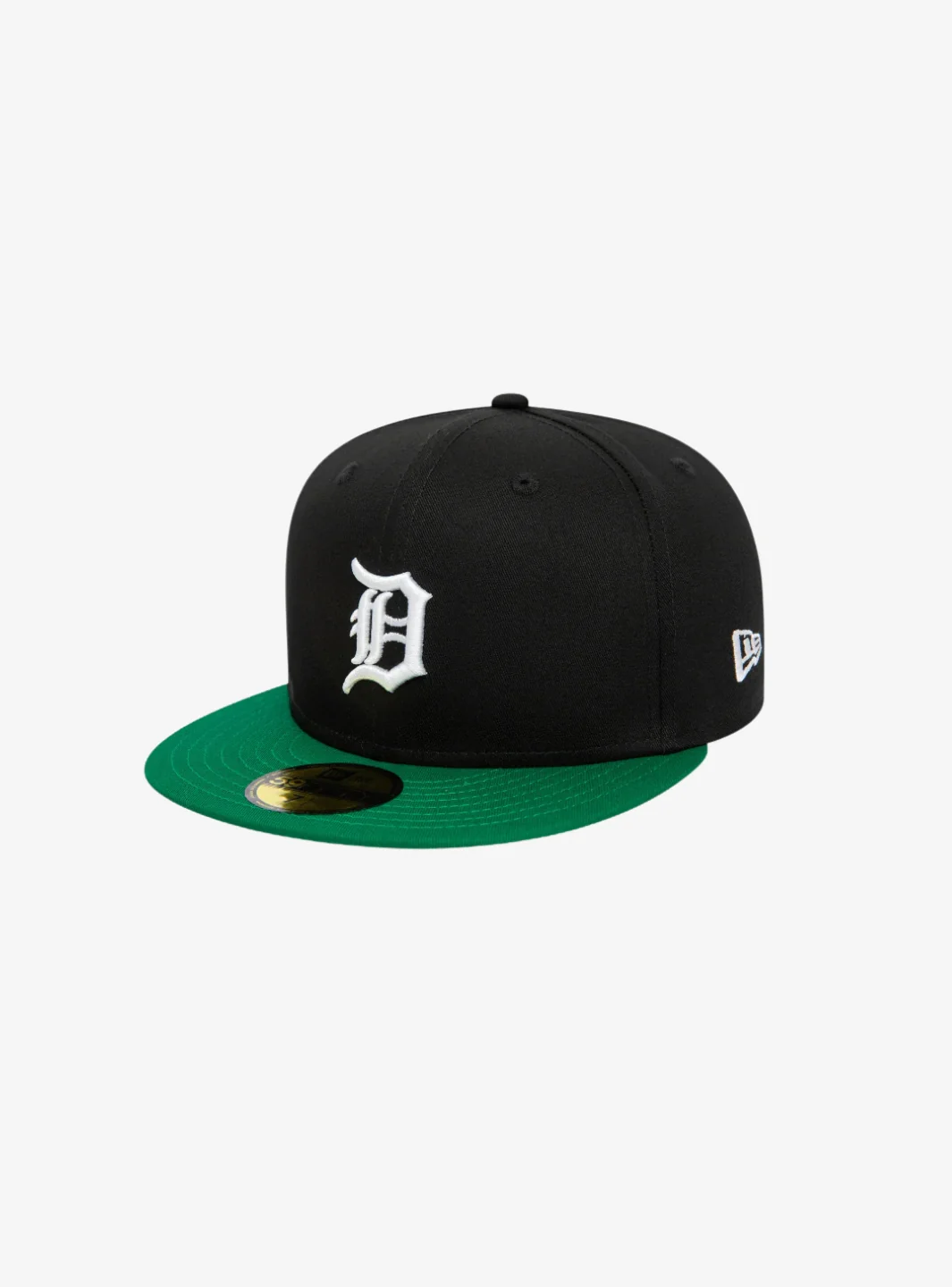 New Era Detroit Tigers Team Colour 59FIFTY Black/Green Fitted Cap