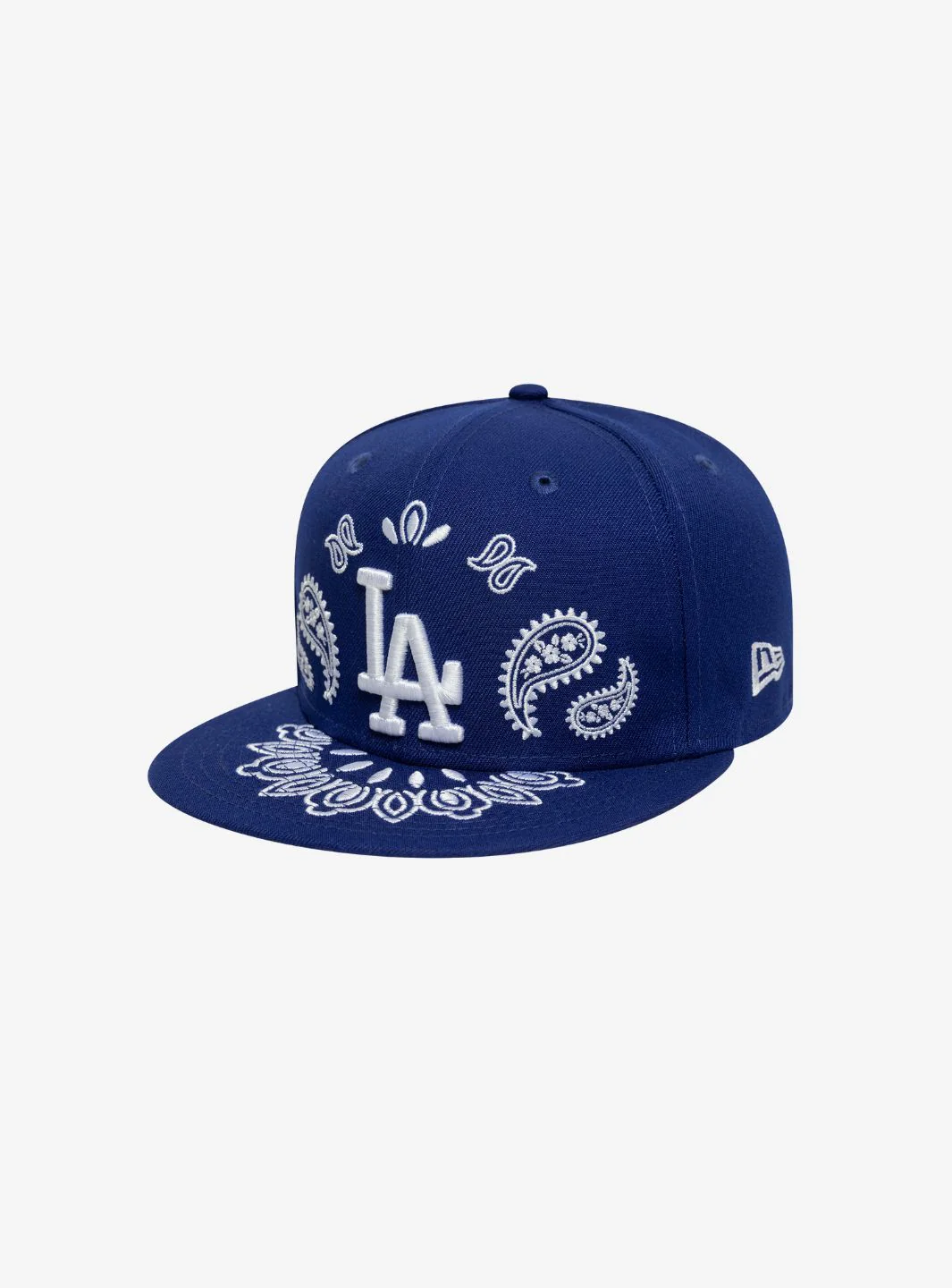 New Era Los Angeles Dodgers MLB 59FIFTY Fitted Cap Paisley Blue