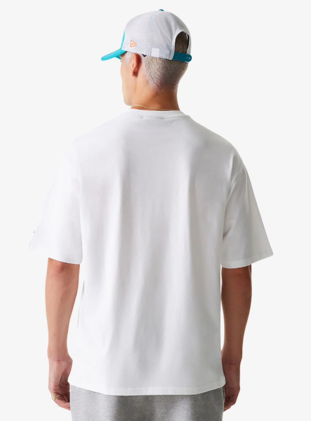 New Era Miami Dolphins NFL Super Bowl White Oversized T-Shirt - Image 5