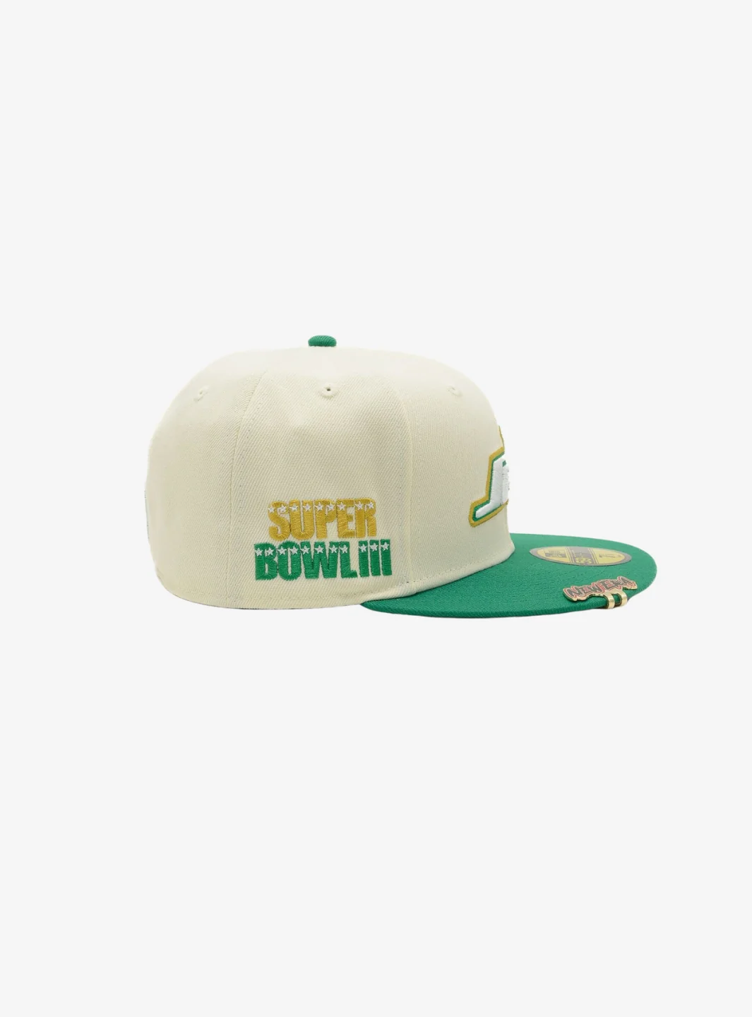 New Era New York Jets NFL 59FIFTY Visor Clip Off White - Image 2