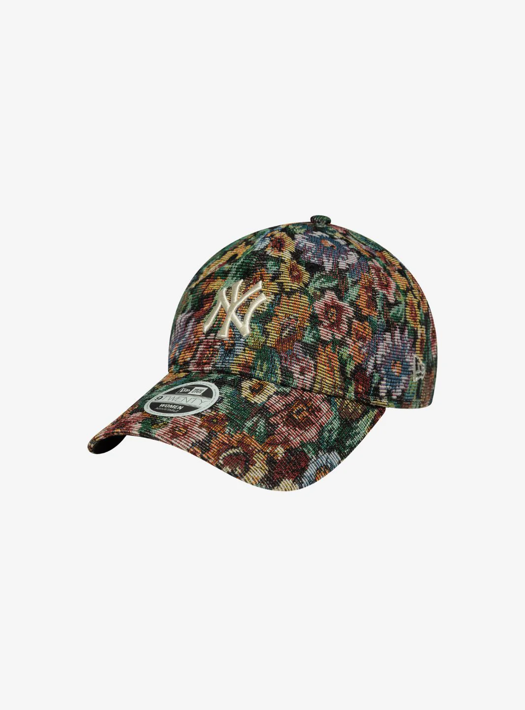 New Era New York Yankees Womens MLB Floral Black 9TWENTY Adjustable Cap