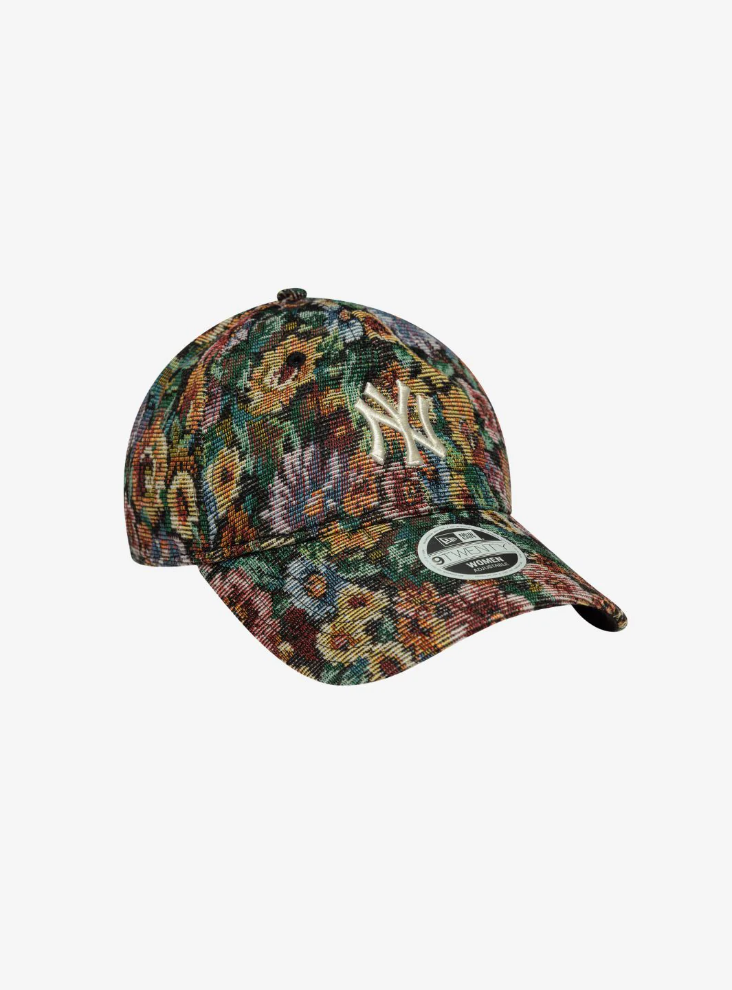 New Era New York Yankees Womens MLB Floral Black 9TWENTY Adjustable Cap - Image 3