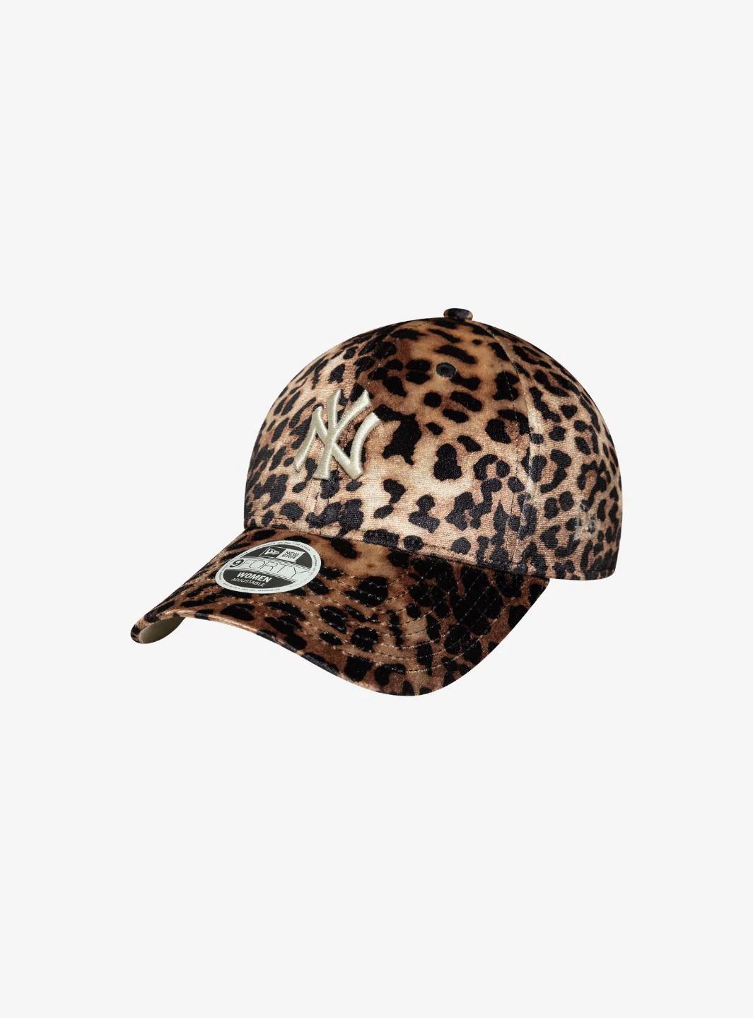 New Era New York Yankees Womens MLB Leo Velour Dark Brown 9FORTY Adjustable Cap