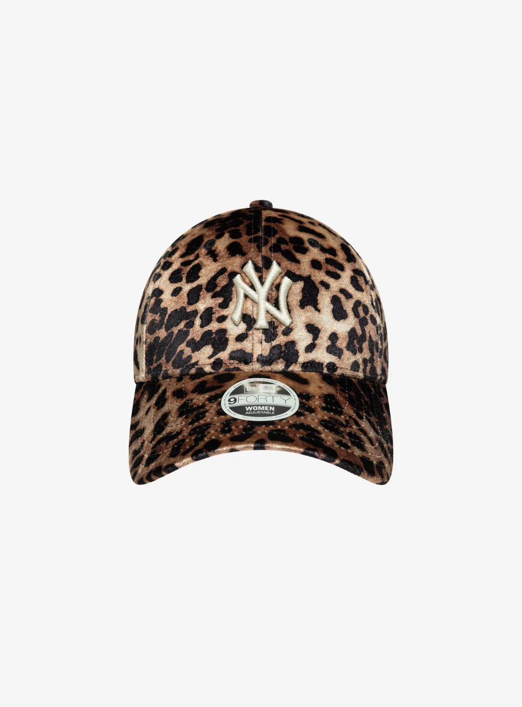 New Era New York Yankees Womens MLB Leo Velour Dark Brown 9FORTY Adjustable Cap - Image 2