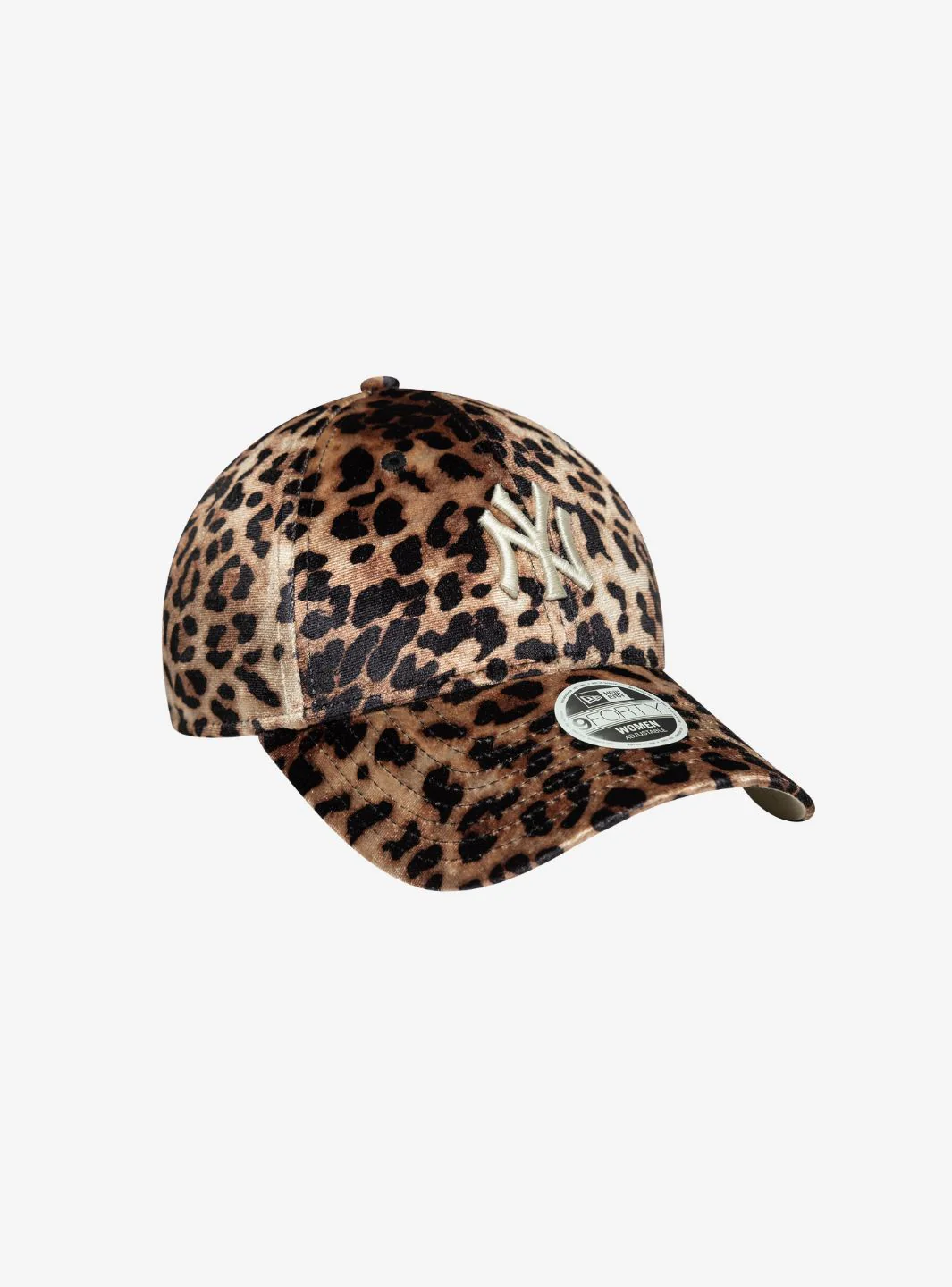 New Era New York Yankees Womens MLB Leo Velour Dark Brown 9FORTY Adjustable Cap - Image 3